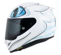 HJC RPHA 12 Universal Light Fury Casco, blanco-azul, tamaño 2XS para Mujer