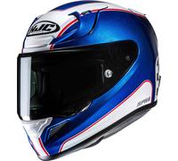 HJC RPHA 12 Respon Casco, blanco/azul, Talla XL (60/61)