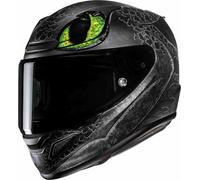 HJC, Casco Moto Integral RPHA 12 TOOTHLESS II UNIVERSAL Black/Green MC4SF, M