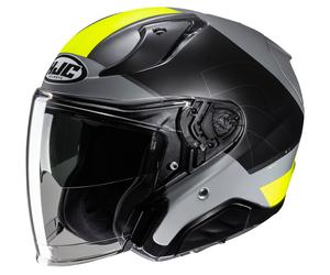HJC RPHA 31 Chelet MC3HSF Casco Jet Mate/Negro/Antracita/Amarillo M unisex