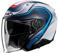 HJC RPHA 31 Kouv Casco Jet, blanco/azul, Talla S (55/56)