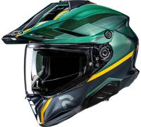 HJC RPHA 60 Arbre Casco de Enduro, negro/amarillo/verde, Talla M (57/58)