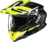 HJC RPHA 60 Dakar Casco de Enduro, negro-blanco-amarillo, tamaño L para Hombres