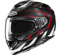 HJC RPHA 71 Carbon Cano Casco, negro-blanco-rojo, tamaño 2XL para Hombres