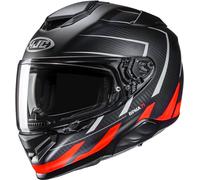 HJC RPHA 71 Carbon Cano Casco, negro/naranja, Talla XL (60/61)