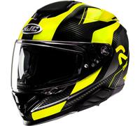 HJC RPHA 71 Carbon Hamil Casco, negro-amarillo, tamaño 2XL para Hombres