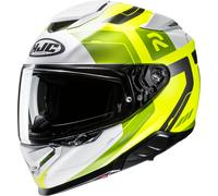 HJC RPHA 71 Cozad Casco, blanco/verde/amarillo, Talla XXL (62/63)