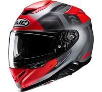 HJC RPHA 71 Cozad Casco, negro-gris-rojo, tamaño XS 54 55 para Hombres