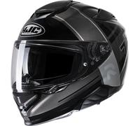 HJC RPHA 71 Zecha Casco, negro/cromo, Talla S (55/56)