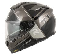 HJC RPHA 71 Zecha Casco, negro-gris-plata, tamaño S para Hombres