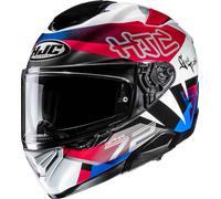 HJC RPHA 72 Goldy Casco, Negro/Blanco/Azul/Rojo, Talla M (57/58)