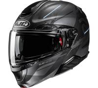 HJC RPHA 91 Blat Casco, negro-gris, tamaño XL para Hombres