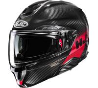 HJC RPHA 91 Carbon Elig Casco, negro/rojo, Talla XL (60/61)