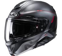 HJC RPHA 91 Combust, negro-rojo, tamaño 2XL para Hombres