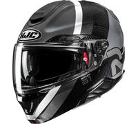 HJC RPHA 91 Fensh Casco, negro-gris-blanco, tamaño M para Hombres