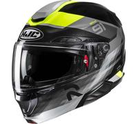HJC RPHA 91 Madal Casco, negro/gris/amarillo, Talla XXL (62/63)