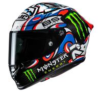 HJC RPHA1 V2 Carbon Quart. Le Mans 3 MC21 Casco Integral Blanco/Verde/Azul S unisex