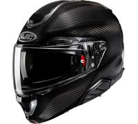 HJC RPHA 91 Carbon Solid Casco, negro, tamaño 2XL para Hombres