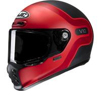 HJC V10 Grape Casco, negro-rojo, tamaño XS 54 55 para Hombres