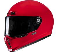HJC V10 Solid Casco, rojo, Talla XL (60/61)