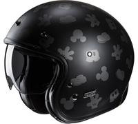 HJC V31 Disney Mickey Retro Casco Jet, negro-gris, tamaño XS 54 55 para Hombres