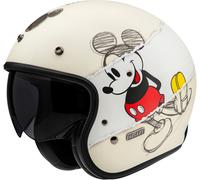HJC V31 Disney Mickey Sketch Casco jet, negro-blanco-beige, tamaño XS 54 55 para Hombres