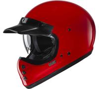 HJC V60 Solid Deep Casco, rojo, tamaño L para Hombres