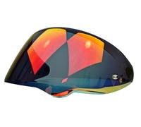 HJC HJ-40 Visera, Rojo Iridio, Talla única