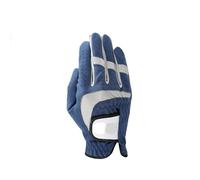 HJDGHU Guante Golf 1 Uds. Guante de Golf for Hombre Transpirable Azul Micro Tela Suave Izquierda/Derecha LH RH Guantes Antideslizantes for Hombres(Worn on Right Hand,22 Small)