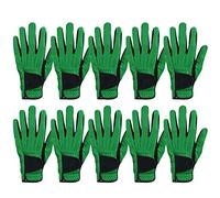 HJDGHU Guante Golf 10 pcs Golf Glove Hombres Mano Izquierda Transpirable Verde 3D Rendimiento Malla Antideslizante Micro Fibra Guantes de Golf(Worn on Left Hand D,25 Large)
