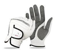HJDGHU Guante Golf Paquete 1 PCS GLOG Gloves MUJOS MUJO Mujer SOFTENTILLA Pure con GRANGOS ANTILIZADOS Gulles Golf Hombres DE(Worn on Left Hand,25 Large)
