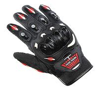 HJDGHU Guantes Moto Guantes de Moto Transpirable Carreras Dedos completos Protección Deportes al Aire Libre Montar Cross Cross Moto(E,XL)