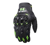 HJDGHU Guantes Moto Guantes de Moto Transpirable Carreras Dedos completos Protección Deportes al Aire Libre Montar Cross Cross Moto(O,XXL)