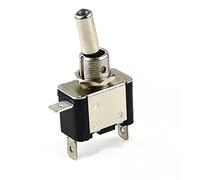 HJDIPCKYVG Auto Car Boat Truck Illuminated Led Toggle Switch with Aircraft Flip Up Cover Guard White 12V20A Carbon Cover (Color : White Switch)