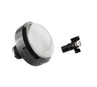 HJDIPCKYVG Emergency Stop Switch 1pcs 60mm Game Accessories Button 60mm Convex Big Circle with Light Button Pattle Game Machine Big Circle Button Switch Reset(4)