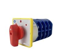 HJDIPCKYVG Factory LW5D-40/4 - Interruptor giratorio de cambio de leva 40 A, 16 terminales, 3 posiciones, 4 polos, selector de marcha atrás (personalizar)