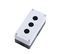 HJDIPCKYVG Waterproof Button Box Switch Control Box 123 Hole Industrial Switch Indicator Box Emergency Stop Push Button Switch Box 22mm(3 Hole)
