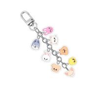 HJDJBD Skz Kids Schlüsselger,Skzoo Karikatur Schlüssel Anhänger,Skz Merch,Stray Kids Keychains,Acryl Schlüsselkette,Cute Schlüsselbund,für Anhänger Kpop Fans,Jungen und Mädchen Geschenke