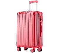 HJDQMDHA Silencioso Maleta rígida con Ruedas giratorias y Cerradura de combinación de Seguridad, Equipaje de Mano, Cubierta de Carrito de Viaje portátil Liso