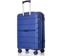 HJDQMDHA Silencioso Maleta rígida de PP con Ruedas giratorias y Bloqueo TSA, Equipaje de Mano, Almacenamiento de Gran Capacidad, Cubierta de Carrito de Viaje portátil Liso