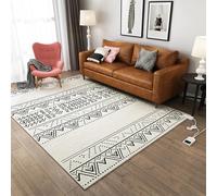 HJDSUDU Alfombra calefactora eléctrica de grafeno con Temperatura Ajustable, Alfombra calefactora marroquí Grande, Alfombra calefactora infrarroja portátil para Yoga, Cocina,2,140 * 200cm/55 * 79in