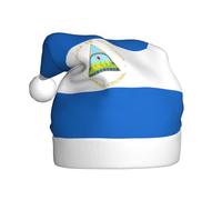 HJFCZH Bandera de Nicaragua imprime sombrero de Navidad para adultos para Navidad, Halloween, Año Nuevo, ventas, promociones