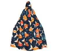 HJFCZH Bonita capa con capucha para adultos con imagen de pez dorado que garantiza un fácil cuidado y un uso duradero