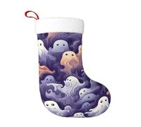 HJFCZH Calcetines de Navidad con imagen de enjambre de fantasmas, festivales, familiares, fiestas, decoración del hogar