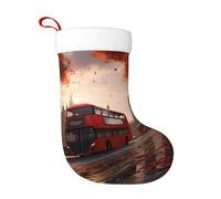 HJFCZH Calcetines decorativos de Navidad con estampado de Londres, suaves, ligeros, con una buena sensación táctil para Halloween y Año Nuevo