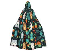 HJFCZH Capa con capucha Happy Easter Prints Halloween para adultos que garantiza un fácil cuidado y un uso duradero