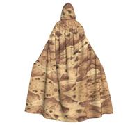 HJFCZH Capa con capucha para adultos con diseño de camuflaje del desierto que garantiza un fácil cuidado y un uso duradero