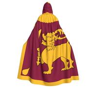 HJFCZH Capa con capucha para adultos con estampado de bandera de Sri Lanka que garantiza un fácil cuidado y un uso duradero