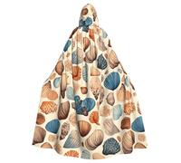 HJFCZH Capa con capucha para adultos con estampado de Shell Ocean para varios entornos de fiesta y carnaval