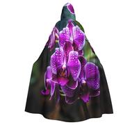 HJFCZH Capa con capucha para adultos con imagen de orquídea y flores que garantiza un fácil cuidado y un uso duradero